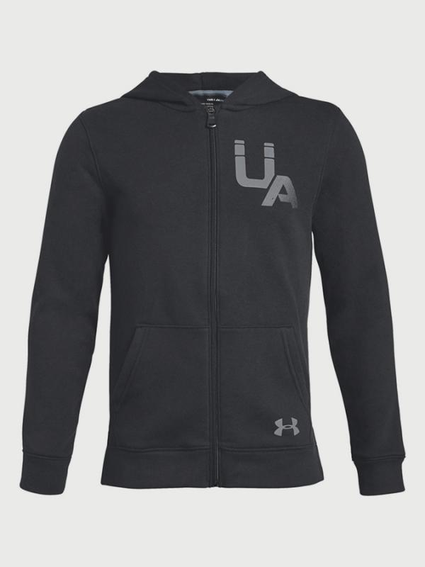 Mikina Under Armour Rival Logo Full Zip Černá