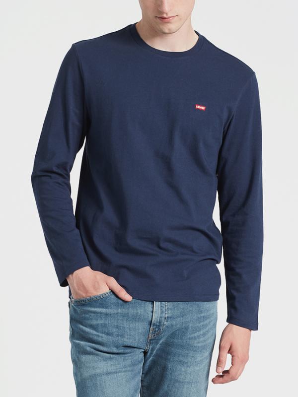 Tričko LEVI'S Ls Original Hm Tee Modrá
