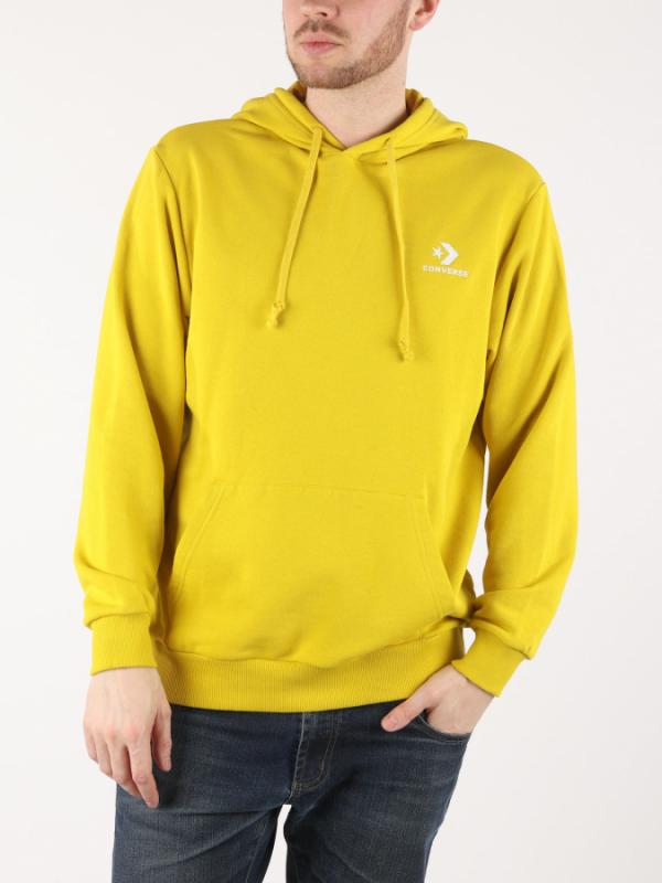 Mikina Converse M Star Chevron Emb Po Hoodie Žlutá