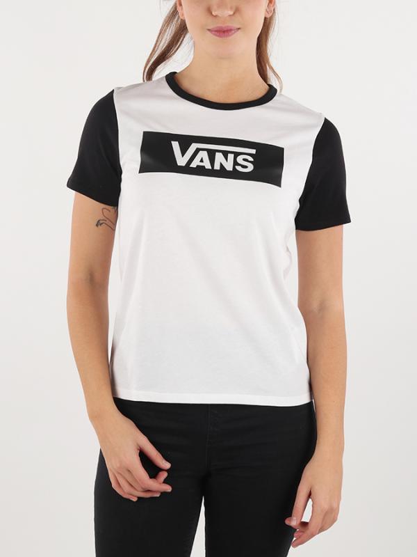 Tričko Vans Wm V Tangle Range Ri White/Black Bílá