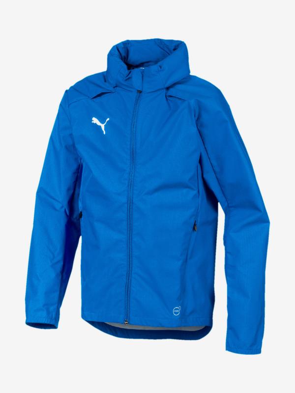 Bunda Puma Liga Training Rain Jacket Jr Modrá
