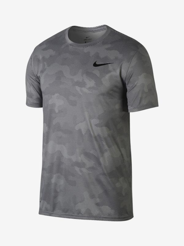 Tričko Nike M Dry Tee Leg Camo Aop Šedá