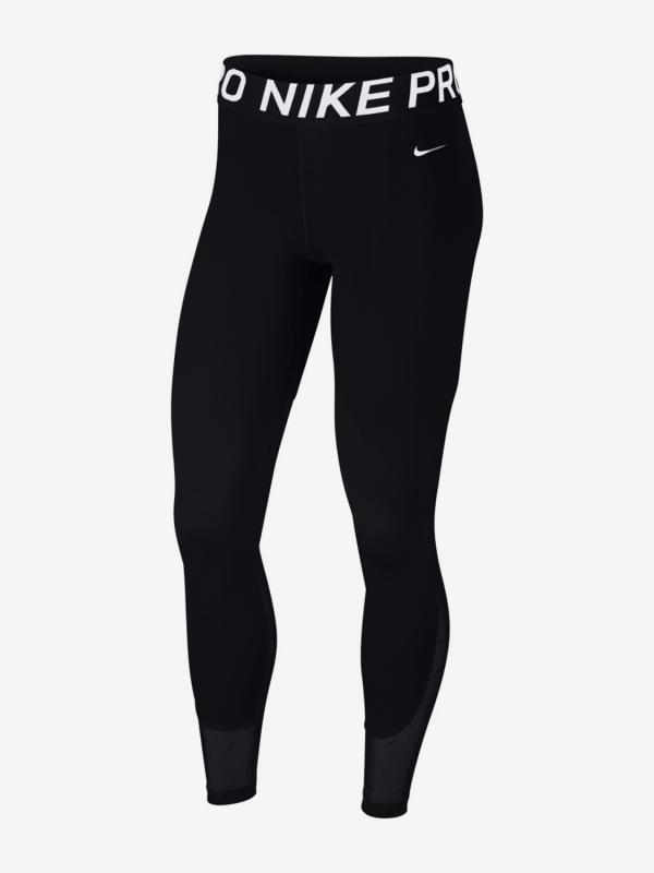 Legíny Nike W Tight Mini Swoosh Černá