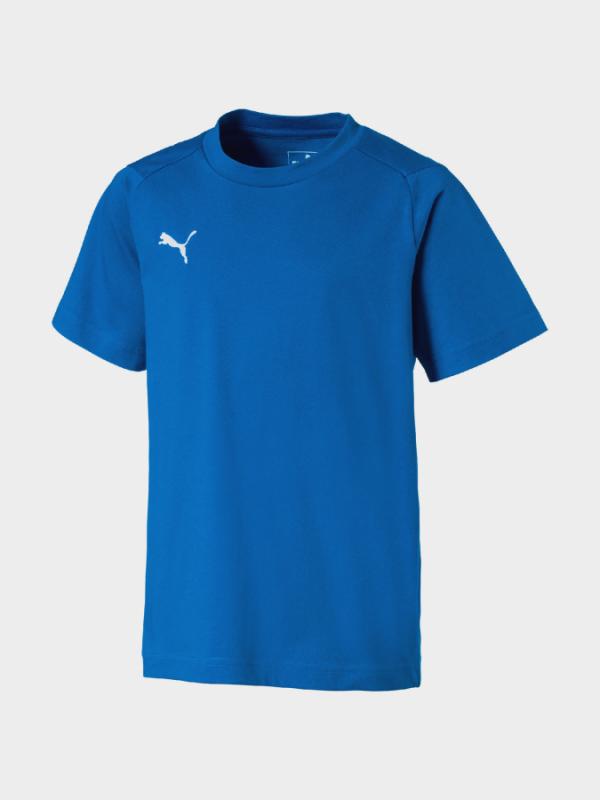 Tričko Puma Liga Casuals Tee Jr Modrá