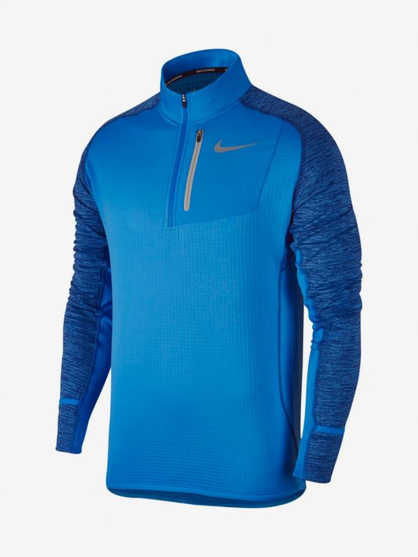 Mikina Nike M Thrma Sphr Elmnt Top Hz Modrá