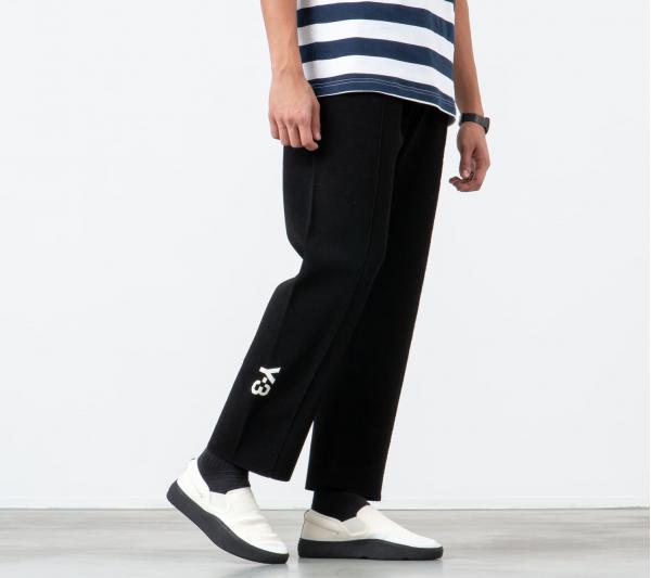 Y-3 Tech Knit Wide Pants Black/ Ecru