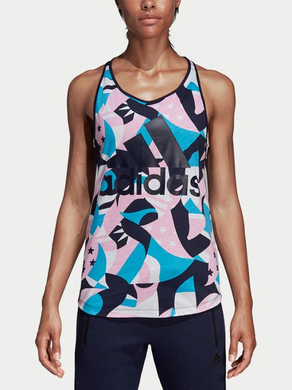 Tílko adidas Performance W Sid Tank Aop Barevná