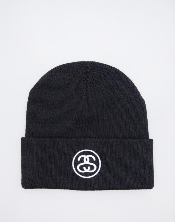 Stüssy Ss-Link Cuff Beanie Black