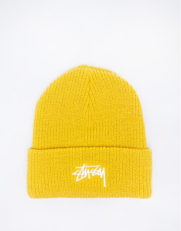 Stüssy Stock Cuff Beanie Saffron Yellow