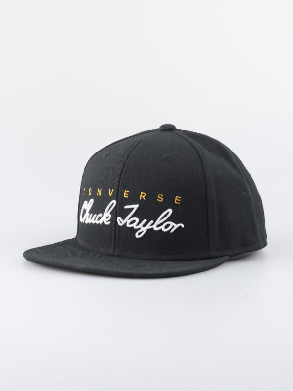 Kšiltovka Converse Script Snapback Černá