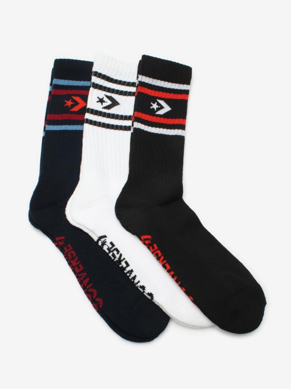 Ponožky Converse Mens Sport Inspired crew AW21 Barevná