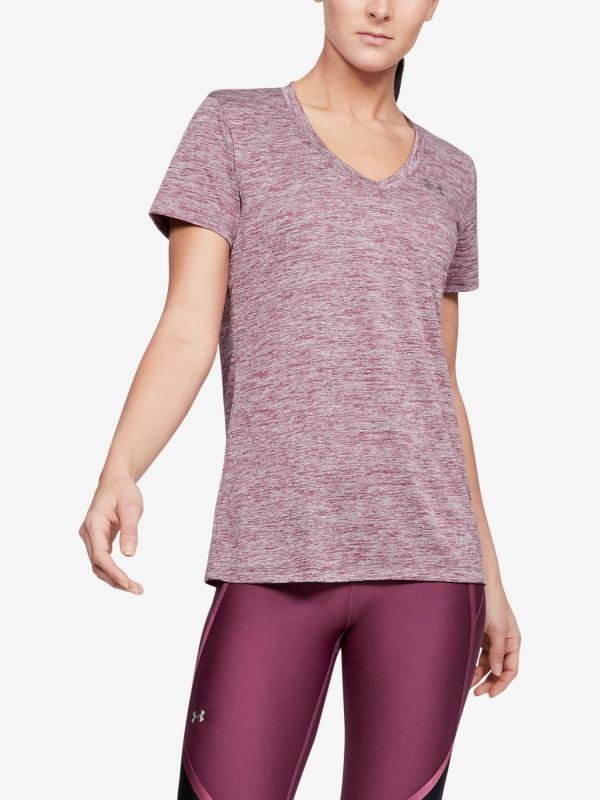 Tričko Under Armour Tech Ssv - Twist-Ppl Růžová