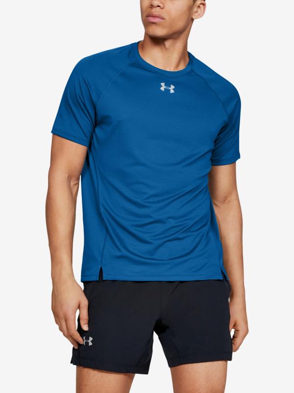 Tričko Under Armour Qualifier Shortsleeve-Grn Modrá