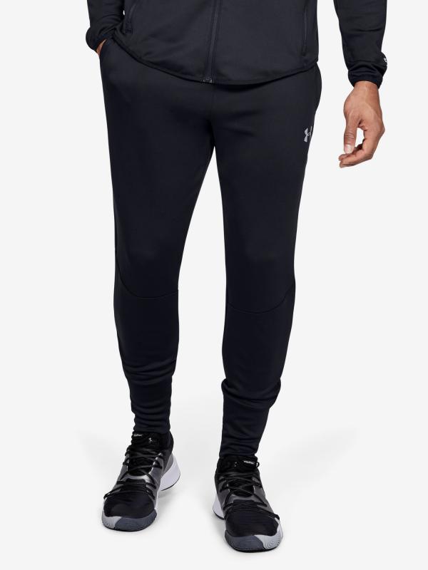 Tepláky Under Armour Select Warm Up Pant-Blk Černá