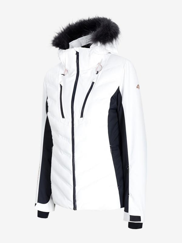 Bunda 4F Kudn103 Ski Jacket Bílá