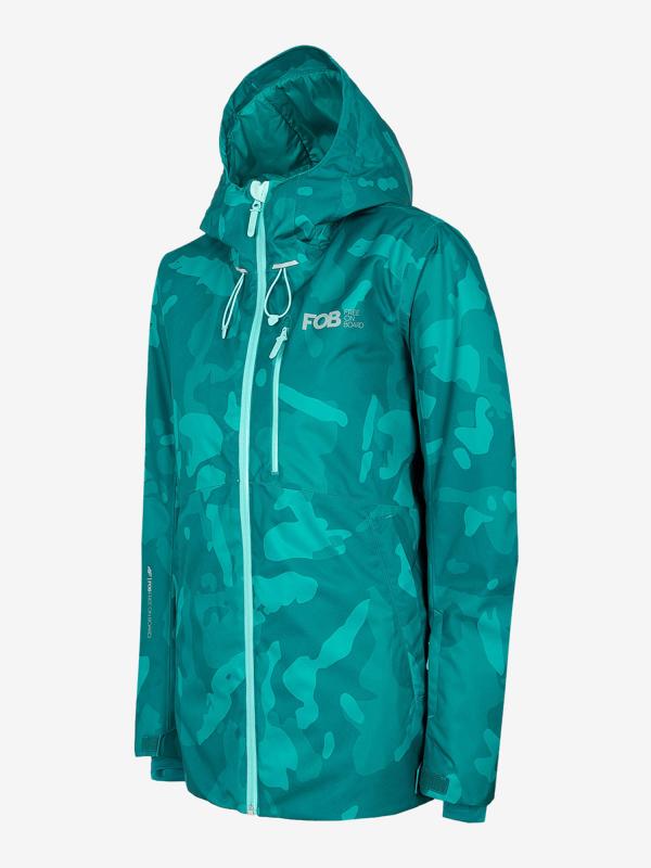 Bunda 4F Kuds203 Snowboard Jacket Zelená
