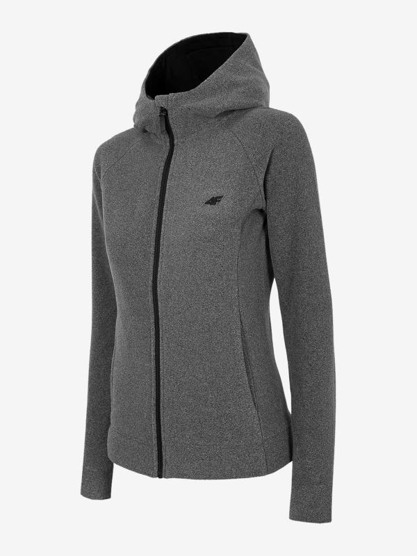 Bunda 4F Pld302 Fleece Šedá