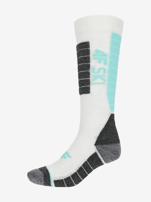 Ponožky 4F Sodn201 Ski Socks Bílá