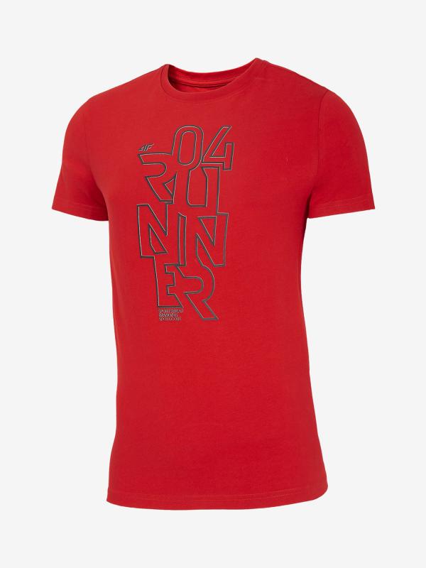 Tričko 4F Tsm256 T-Shirt Červená