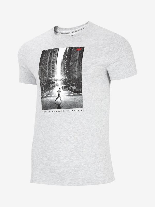 Tričko 4F Tsm257 T-Shirt Šedá