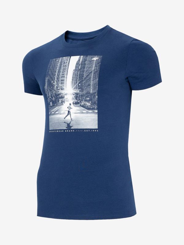 Tričko 4F Tsm257 T-Shirt Modrá