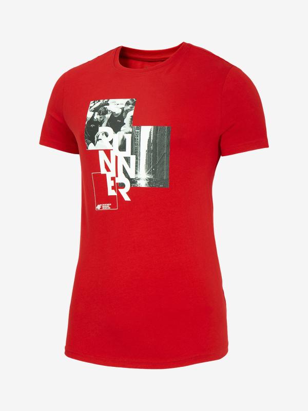 Tričko 4F Tsm259 T-Shirt Červená