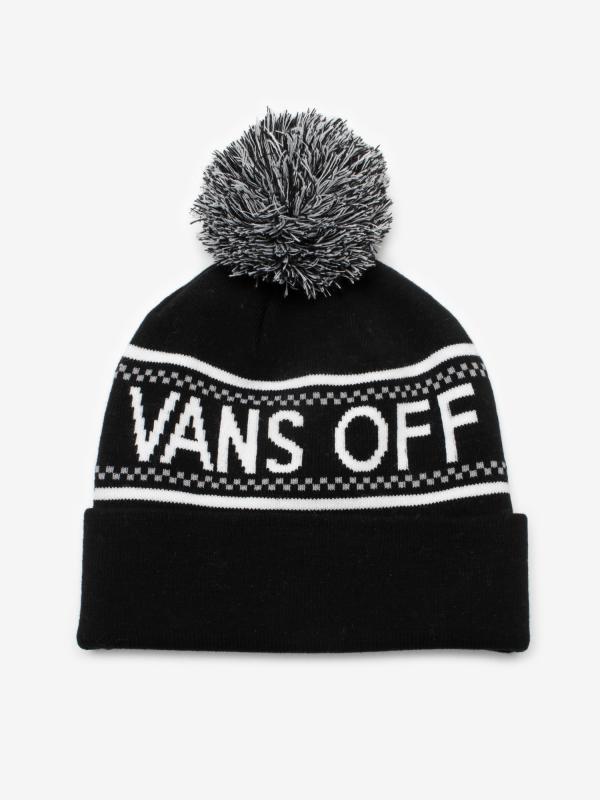 Čepice Vans Wm Pep Rally Beanie Black/White Černá