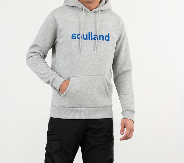 Soulland Googie Hoodie Grey Melange