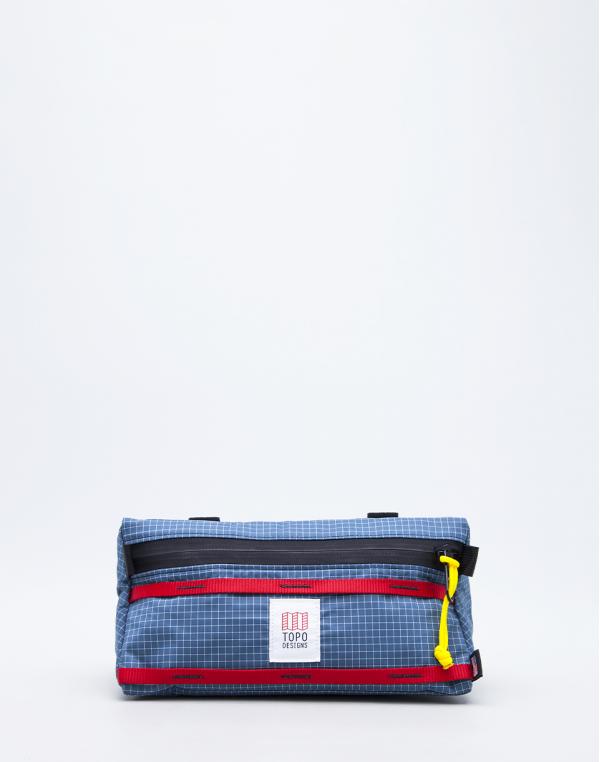 Topo Designs Bike Bag Blue/White Ripstop