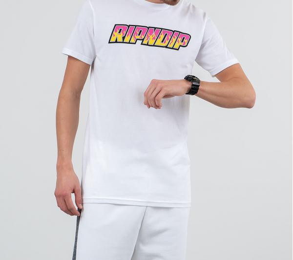 RIPNDIP Racing Tee White