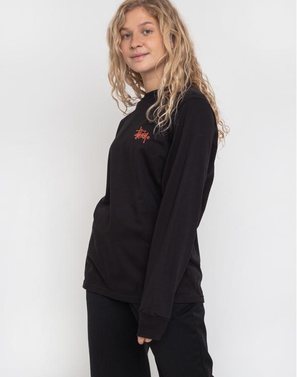 Stüssy Basic Logo LS Tee Black XS