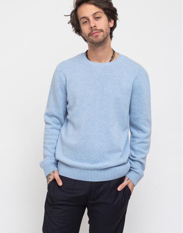Colorful Standard Merino Wool Crew Polar Blue M