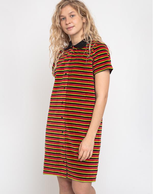 Stüssy Penny Velour Dress Red XS
