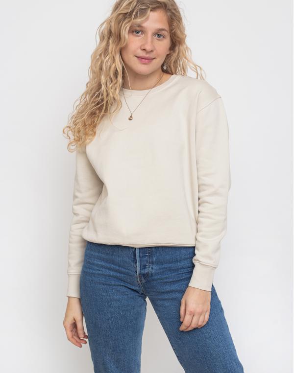 Colorful Standard Women Classic Organic Crew Ivory White S
