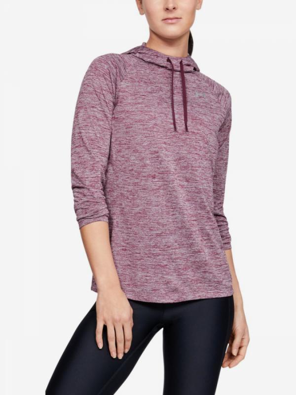 Mikina Under Armour Tech Ls Hoody 2.0- Twist-Ppl Růžová