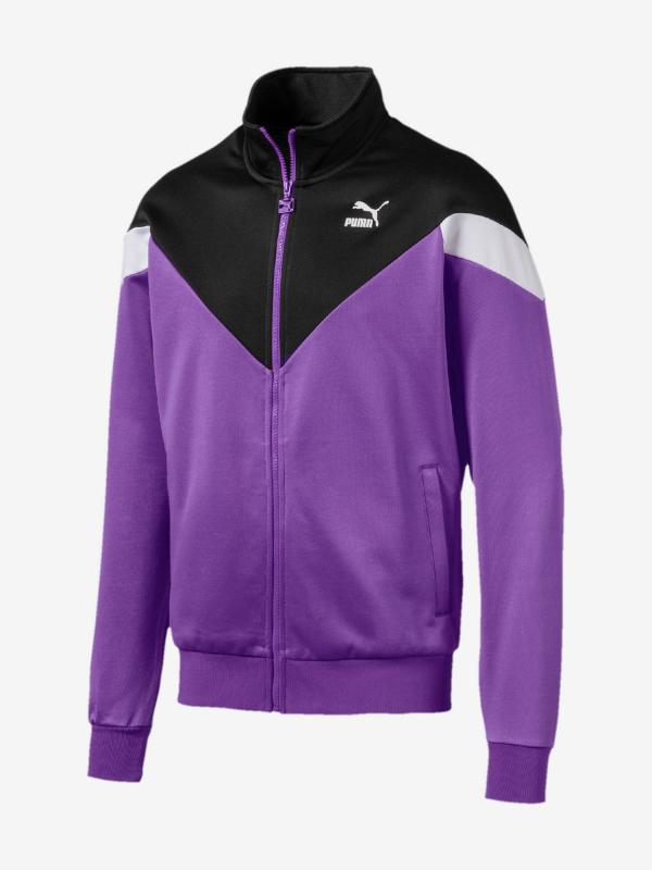 Bunda Puma Iconic Mcs Track Jkt Fialová