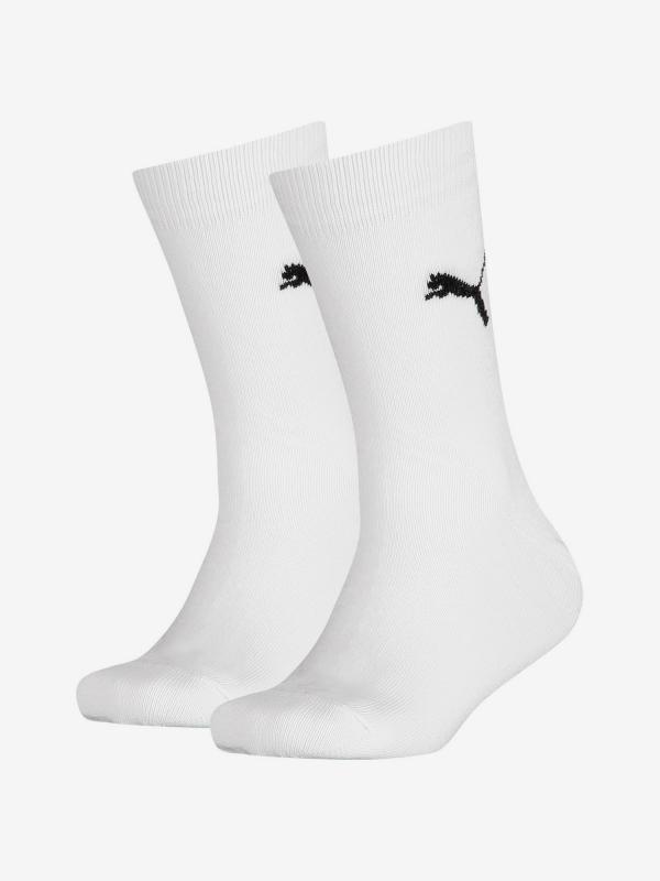 Ponožky Puma Easy Rider Jr 2 Pack Bílá