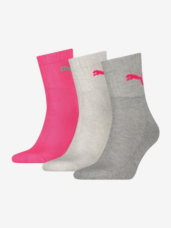 Ponožky Puma Short Crew 3 Pack Unisex Barevná