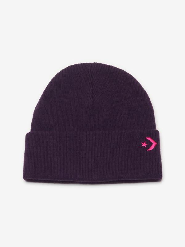 Čepice Converse CORE BEANIE Fialová