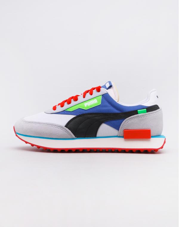 Puma Future Rider Ride On White-High Rise-Dazzling Blue 42