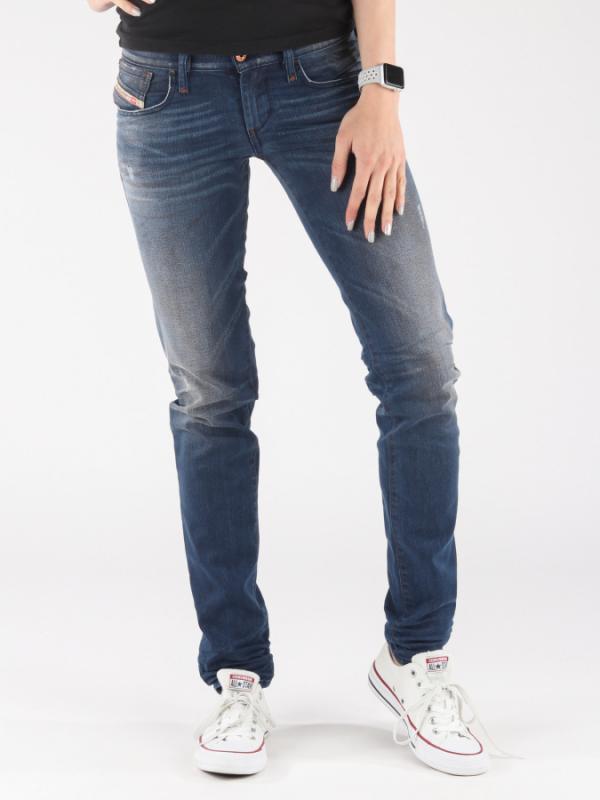 Džíny Diesel GETLEGG-VEGAS L.32 PANTALONI Modrá