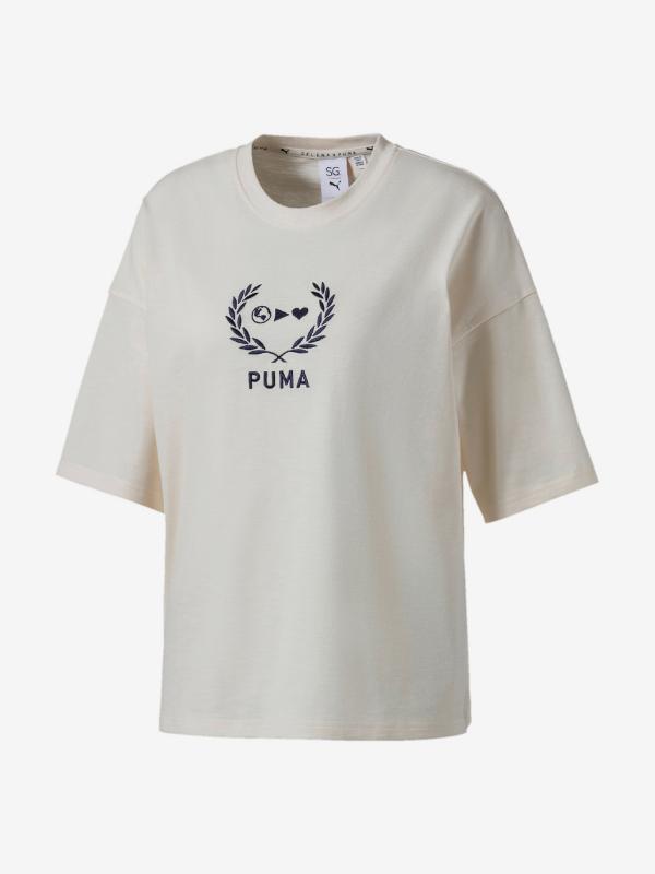 Tričko Puma X Sg Oversized Tee Bílá