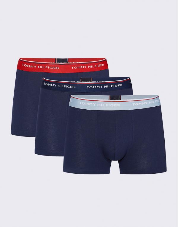 Tommy Hilfiger 3P Wb Trunk 006 Blue Fog/Peacoat/Tango Red L