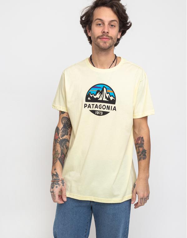 Patagonia Fitz Roy Scope Organic T-Shirt Resin Yellow L