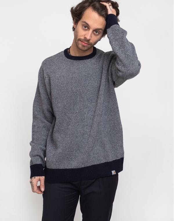 Carhartt WIP Spooner Sweater Dark Navy/Wax S
