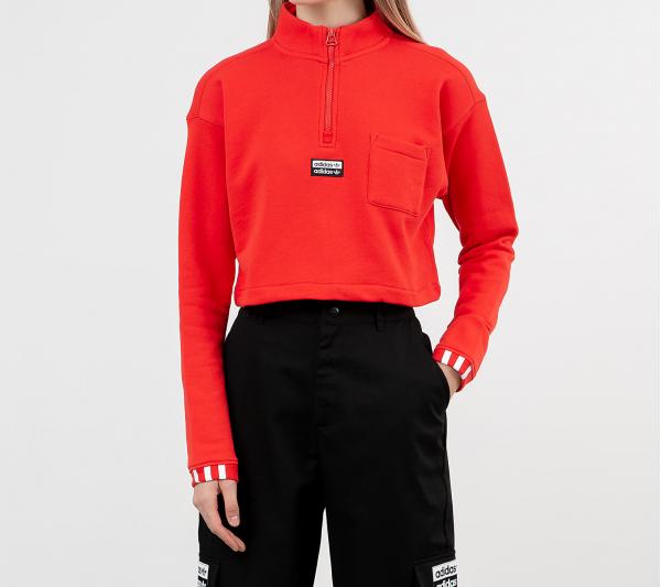 adidas Cropped Sweatshirt Active Red