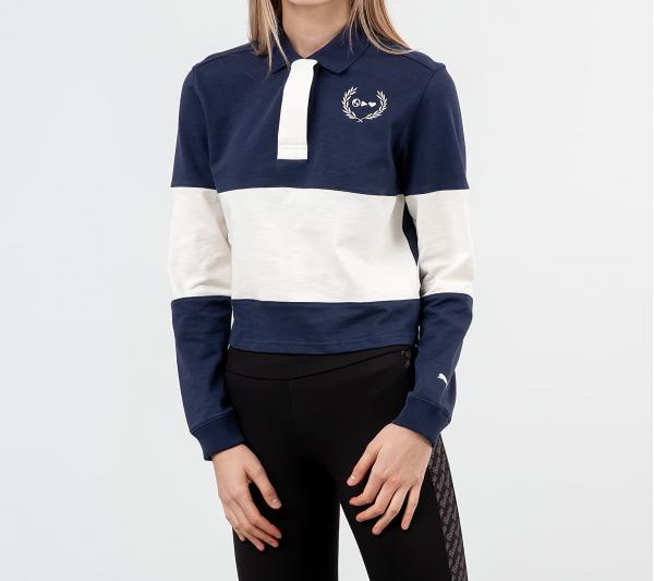 Puma x Selena Gomez Rugby Polo Tee Peacoat/ Whisper White