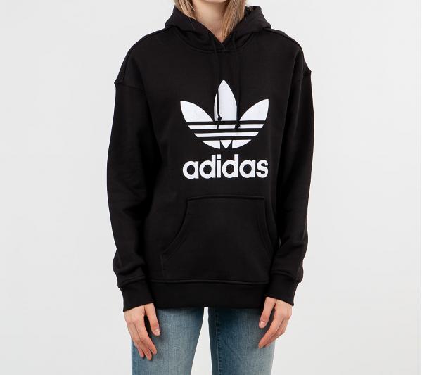 adidas Trefoil Hoodie Black/ White