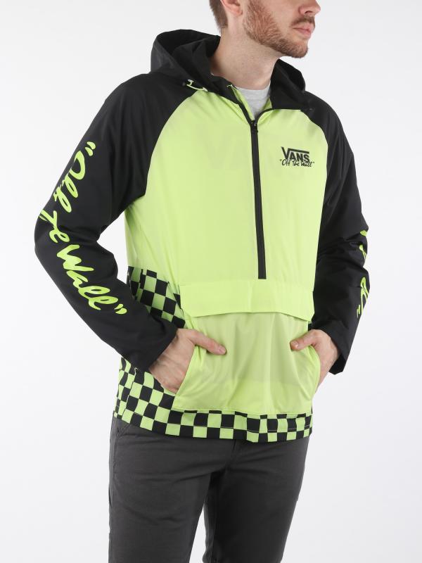 Mikina Vans Mn Bmx Off The Wall Sharp Green/Black Žlutá