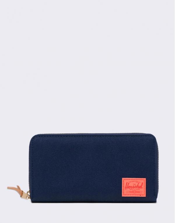 Herschel Supply Thomas RFID Peacoat/ Hot Coral Reflective
